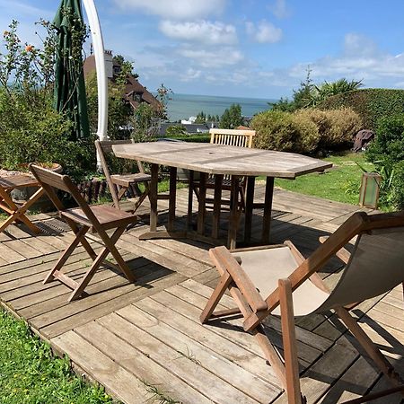 Grand Rez De Jardin-Terrasse Avec Vue Sur La Mer - 2 Chambres Blonville-sur-Mer Eksteriør bilde